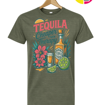 Tequila, Cheaper Than Therapy Tee