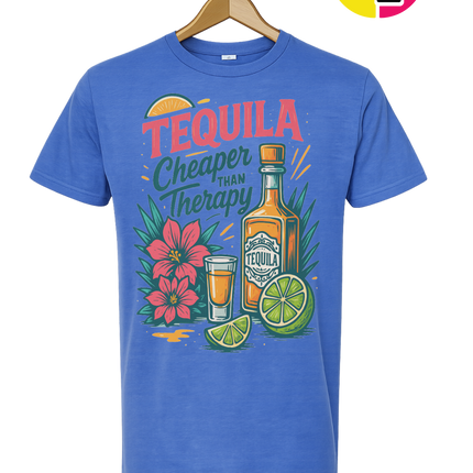 Tequila, Cheaper Than Therapy Tee