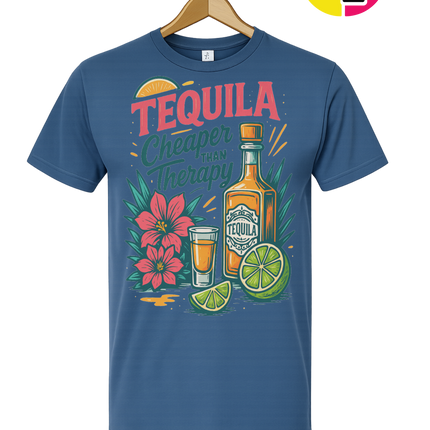 Tequila, Cheaper Than Therapy Tee