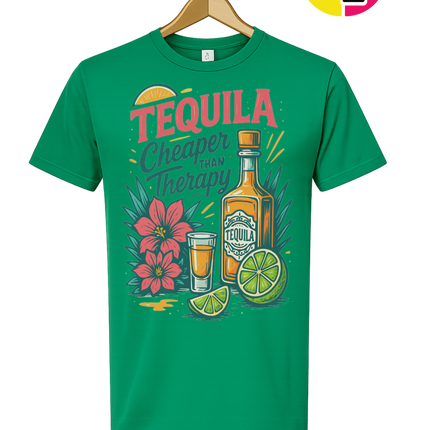 Tequila, Cheaper Than Therapy Tee