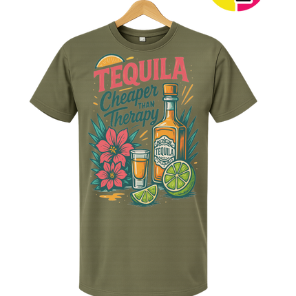 Tequila, Cheaper Than Therapy Tee