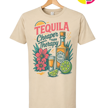 Tequila, Cheaper Than Therapy Tee
