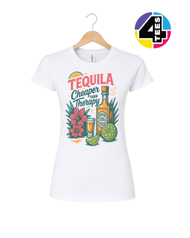 Tequila, Cheaper Than Therapy Women's Tee