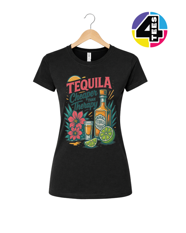 Tequila, Cheaper Than Therapy Women's Tee