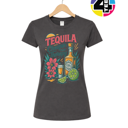Tequila, Cheaper Than Therapy Women's Tee
