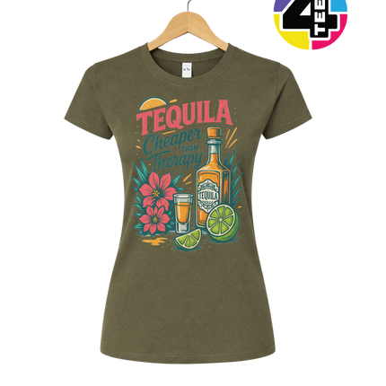 Tequila, Cheaper Than Therapy Women's Tee