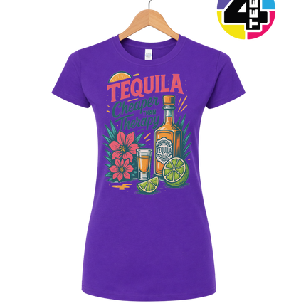 Tequila, Cheaper Than Therapy Women's Tee