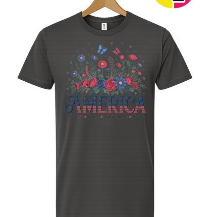 Star-Spangled Bloom America Tee