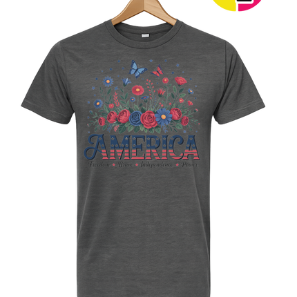 Star-Spangled Bloom America Tee