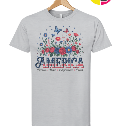 Star-Spangled Bloom America Tee
