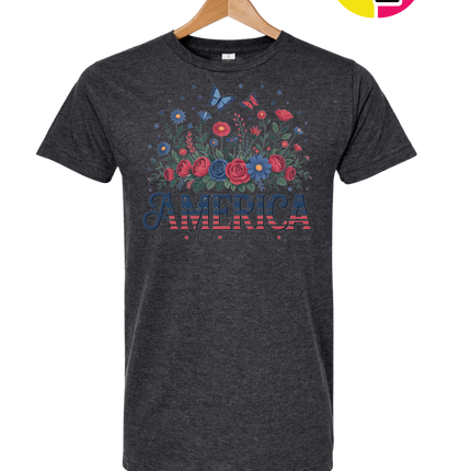 Star-Spangled Bloom America Tee
