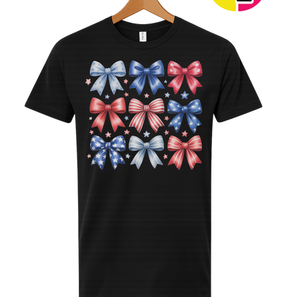 Stars & Stripes Coquette Bows Tee