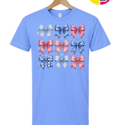 Stars & Stripes Coquette Bows Tee