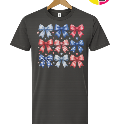 Stars & Stripes Coquette Bows Tee
