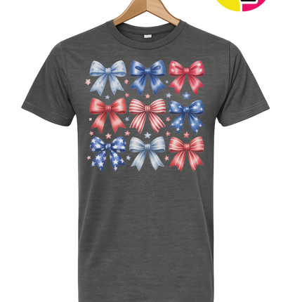 Stars & Stripes Coquette Bows Tee