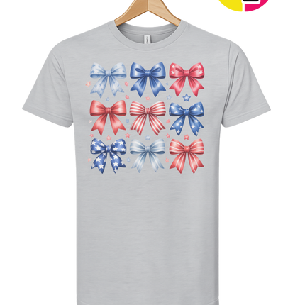 Stars & Stripes Coquette Bows Tee