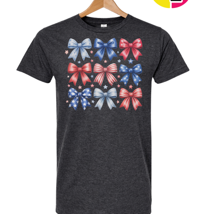 Stars & Stripes Coquette Bows Tee