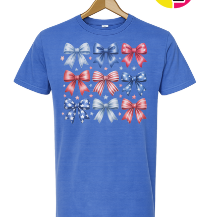 Stars & Stripes Coquette Bows Tee