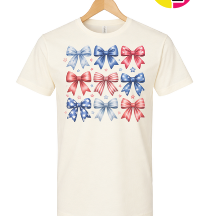 Stars & Stripes Coquette Bows Tee