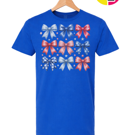 Stars & Stripes Coquette Bows Tee