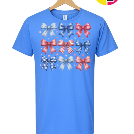 Stars & Stripes Coquette Bows Tee