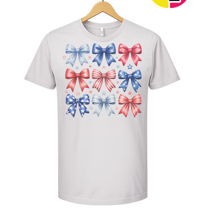 Stars & Stripes Coquette Bows Tee