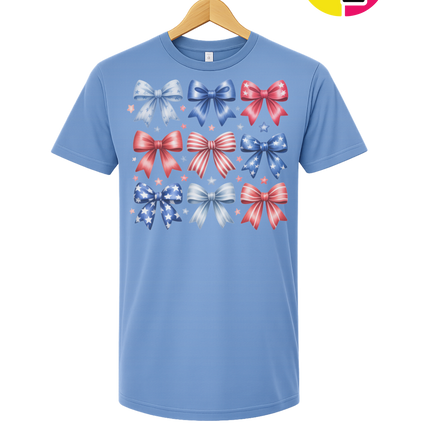 Stars & Stripes Coquette Bows Tee