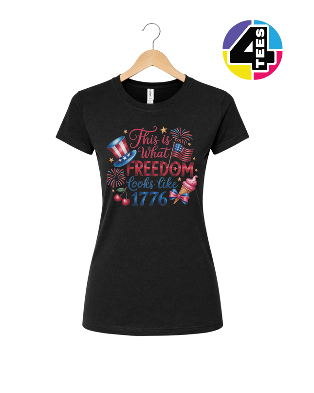 Freedom Looks Like 1776 Women's Tee