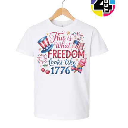 Freedom Looks Like 1776 Youth Tee