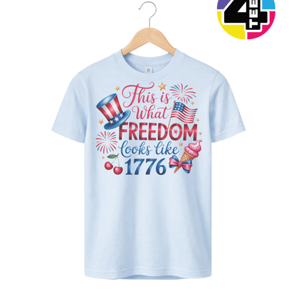 Freedom Looks Like 1776 Youth Tee