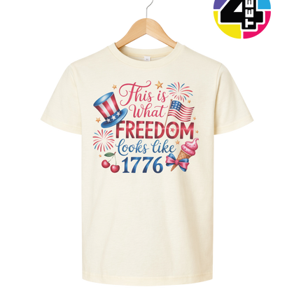 Freedom Looks Like 1776 Youth Tee