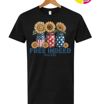 Free Indeed Sunflower Faith Tee