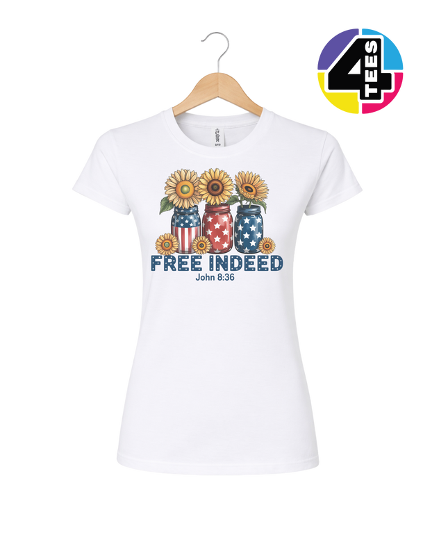 Free Indeed Sunflower Faith Women's Tee