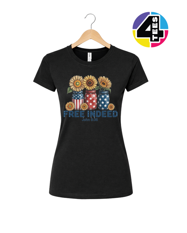 Free Indeed Sunflower Faith Women's Tee