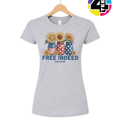 Free Indeed Sunflower Faith Women's Tee