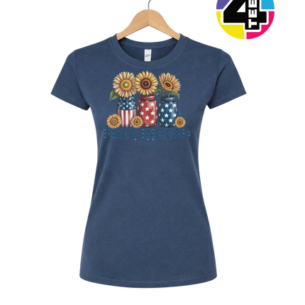 Free Indeed Sunflower Faith Women's Tee