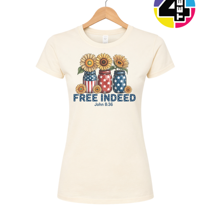 Free Indeed Sunflower Faith Women's Tee