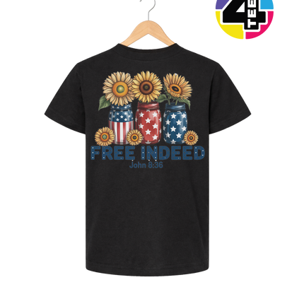 Free Indeed Sunflower Faith Youth Tee
