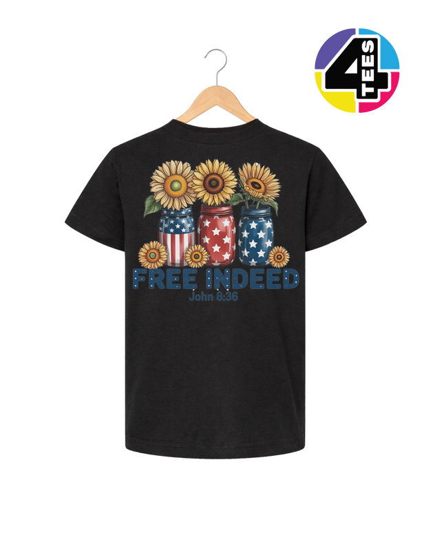 Free Indeed Sunflower Faith Youth Tee