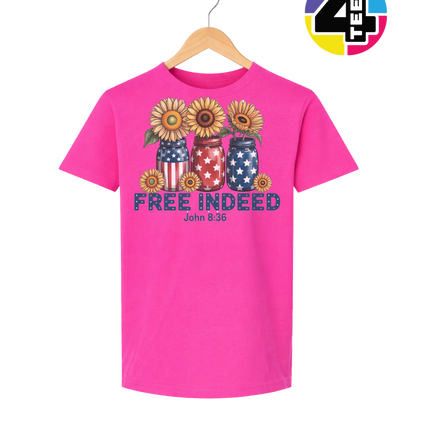 Free Indeed Sunflower Faith Youth Tee