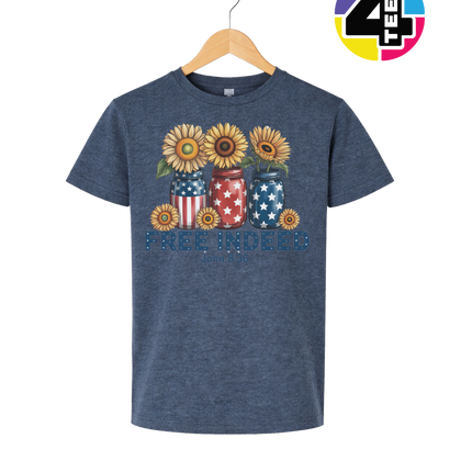Free Indeed Sunflower Faith Youth Tee