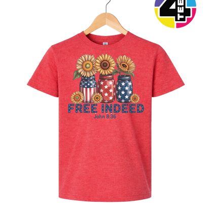 Free Indeed Sunflower Faith Youth Tee