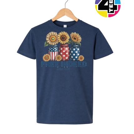 Free Indeed Sunflower Faith Youth Tee
