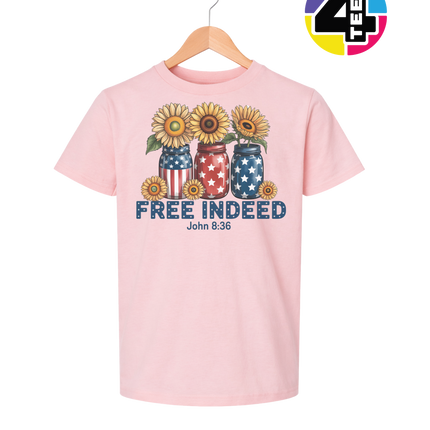 Free Indeed Sunflower Faith Youth Tee