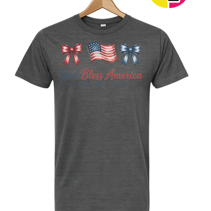 God Bless America Bows & Freedom Tee
