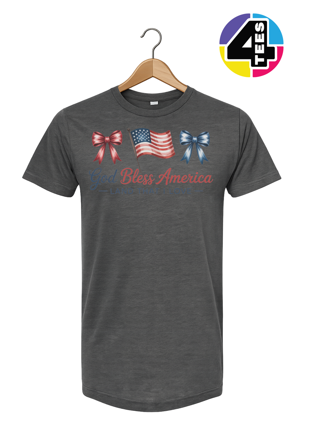 God Bless America Bows & Freedom Tee