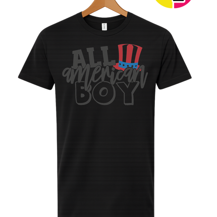 All American Boy Patriotic Vibes Tee