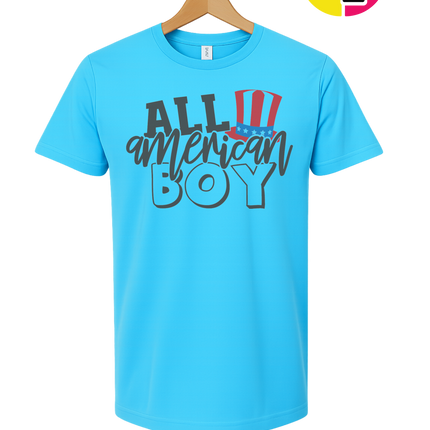All American Boy Patriotic Vibes Tee