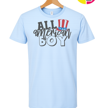 All American Boy Patriotic Vibes Tee