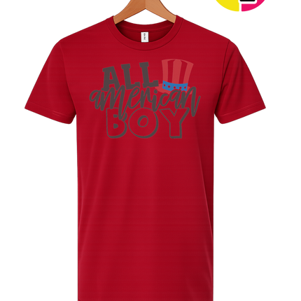 All American Boy Patriotic Vibes Tee